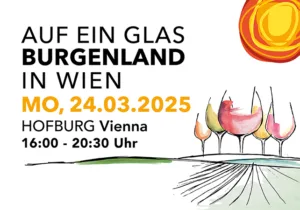 Auf ein Glas Burgenland in Wien SAVE THE DATE